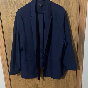 Ellos Navy Blue Blazer Jacket. Like New!